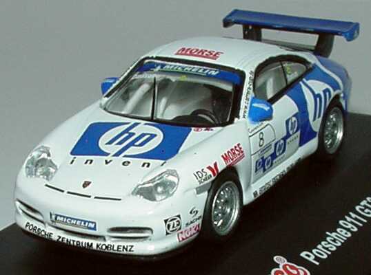 Foto 1:87 Porsche 911 GT3 Cup (996) PCC 2003 Porsche Zentrum Koblenz, HP invent Nr.8, Davison Schuco 21834