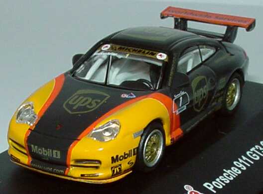 Foto 1:87 Porsche 911 GT3 Cup (996) PCC 2003 UPS Porsche-Junior Team Nr.1, Mike Rockenfeller Schuco 21829