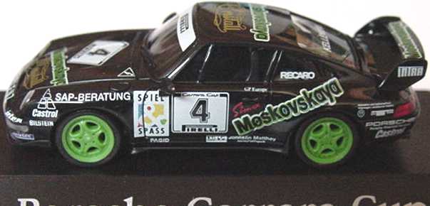 Foto 1:87 Porsche 911 RS Clubsport (993) PCC ´96 Moskovskaya Nr.4, Ralf Kelleners herpa 037037