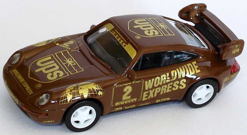 Foto 1:87 Porsche 911 RS Clubsport (993) PCC ´97 UPS Worldwide Express Nr.2, Basseng euromodell