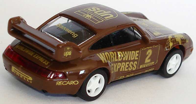 Foto 1:87 Porsche 911 RS Clubsport (993) PCC ´97 UPS Worldwide Express Nr.2, Basseng euromodell