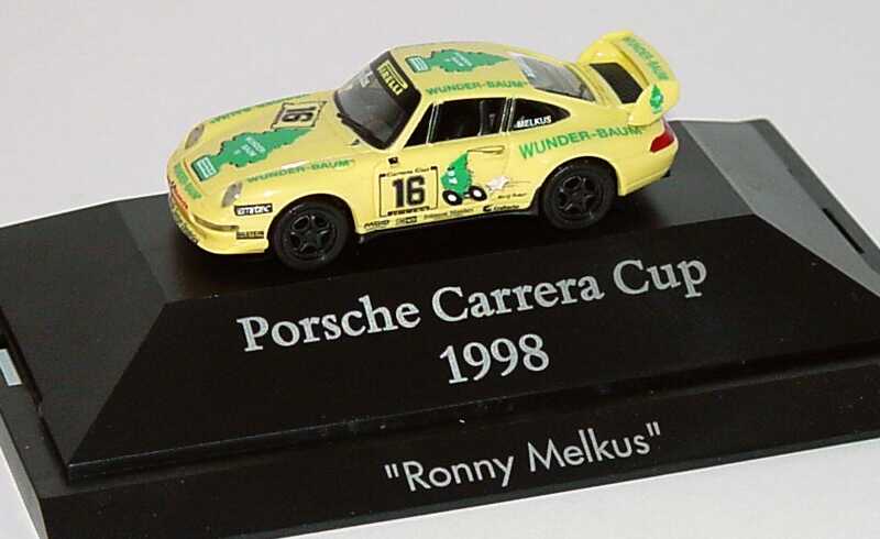 Foto 1:87 Porsche 911 RS Clubsport (993) PCC ´98 Wunder-Baum Nr.16, Melkus herpa 037525