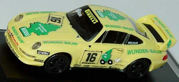 Foto 1:87 Porsche 911 RS Clubsport (993) PCC ´98 Wunder-Baum Nr.16, Melkus herpa 037525