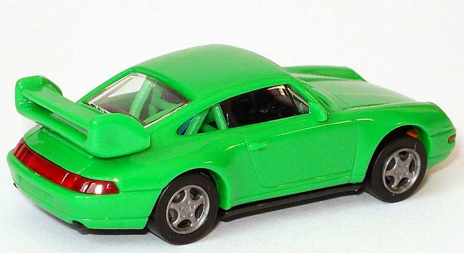 Foto 1:87 Porsche 911 3.8 Cup (993) lindgrün mit Überrollkäfig euromodell 00406