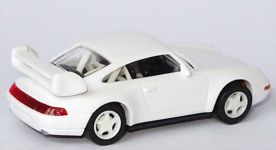 Foto 1:87 Porsche 911 RS Clubsport (993) weiß, Felgen weiß,  IA schwarz mit Überrollbügel euromodell 00406