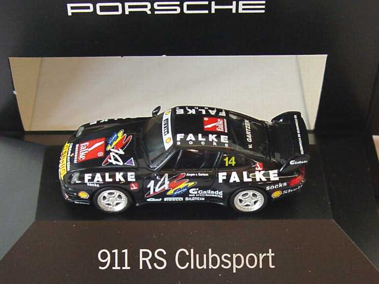 Foto 1:87 Porsche 911 RS Clubsport Falke Nr.14, von Gartzen (Supercup, Porsche) herpa WAP022012