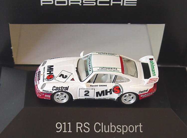 Foto 1:87 Porsche 911 RS Clubsport MHS, ratioparts Nr.2, Harald Grohs (Carrera Cup, Porsche) herpa WAP022013