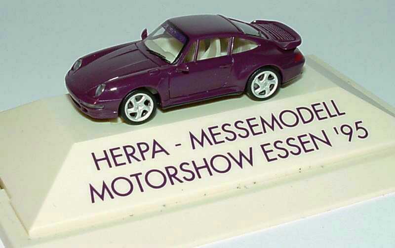 Foto 1:87 Porsche 911 Turbo (993) dunkelviolett Motorshow Essen ´95 herpa 178778