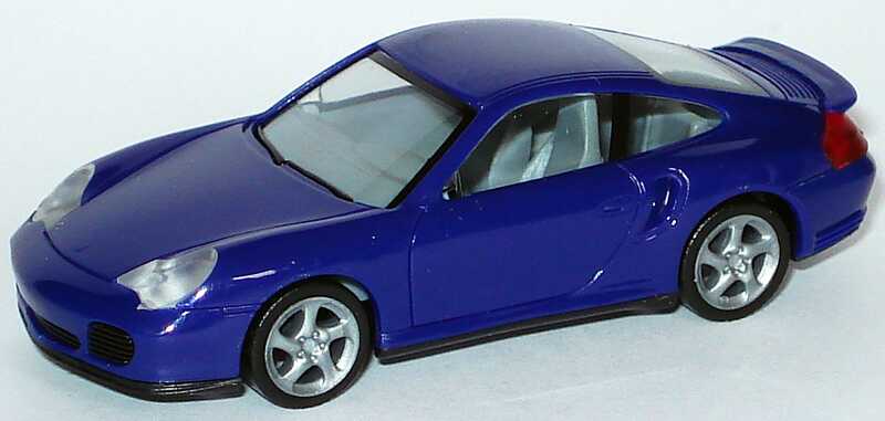 Foto 1:87 Porsche 911 Turbo (996) dunkelblau herpa 022835