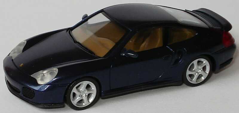 Foto 1:87 Porsche 911 Turbo (996) dunkelblau-met. (ohne PC-Box) herpa