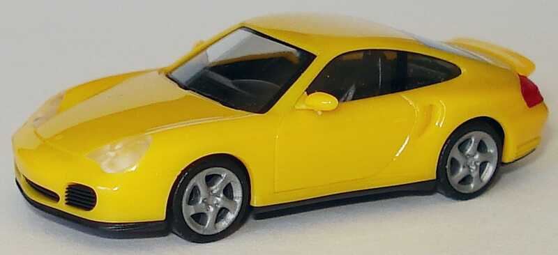 Foto 1:87 Porsche 911 Turbo (996) gelb herpa 022835