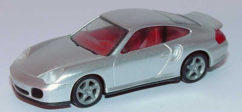 Foto 1:87 Porsche 911 Turbo (996) silbermet., IA rot herpa 032834/146555