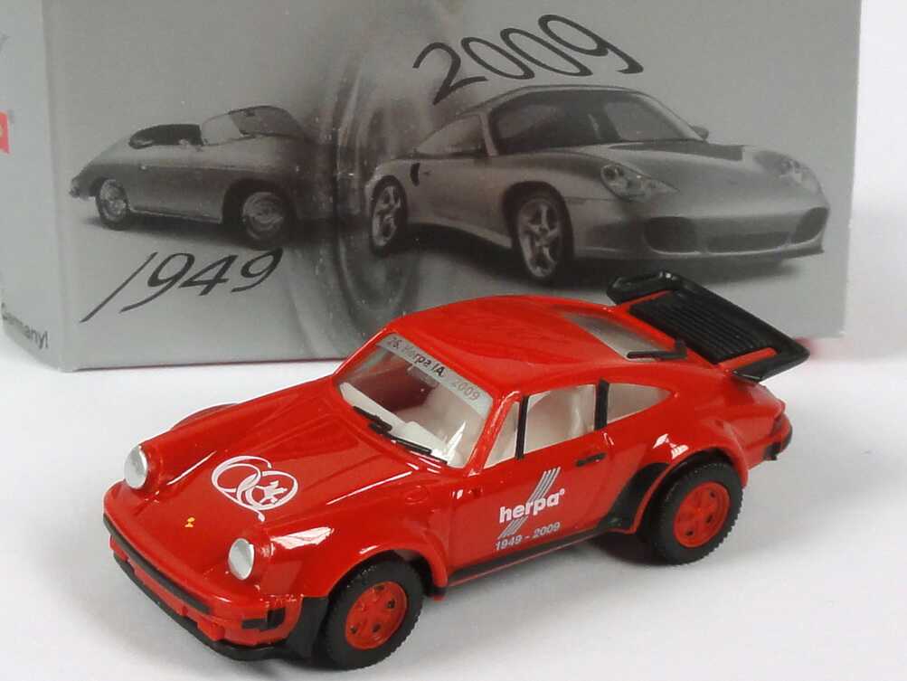 Foto 1:87 Porsche 911 turbo 26. herpa IAA, Mit 60 volle Power, Spielwarenmesse Nürnberg 2009 herpa