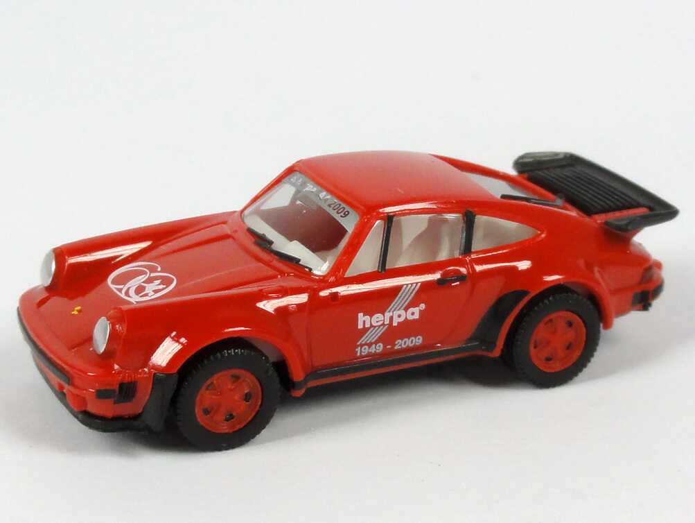 Foto 1:87 Porsche 911 turbo 26. herpa IAA, Mit 60 volle Power, Spielwarenmesse Nürnberg 2009 herpa