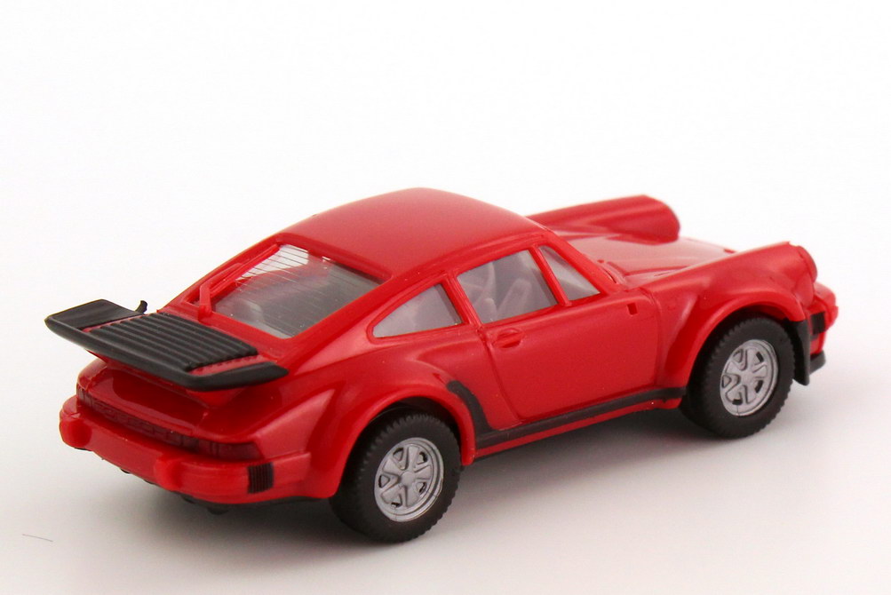 Foto 1:87 Porsche 911 turbo (Typ 930) rot, IA grau herpa 2060