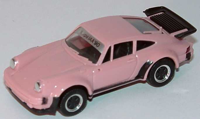 Foto 1:87 Porsche 911 turbo rosa 7. herpa IAA ´90 herpa