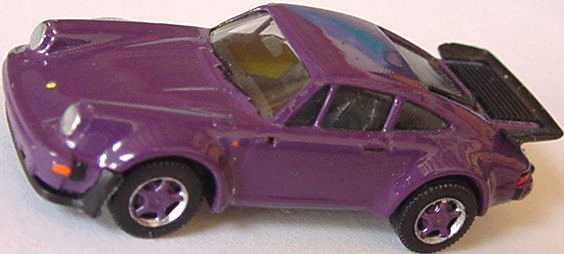 Foto 1:87 Porsche 911 turbo violett (pinsellackiert, ohne Spiegel) herpa