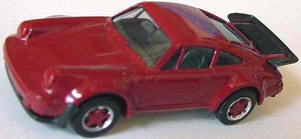 Foto 1:87 Porsche 911 turbo weinrot (pinsellackiert, ohne Spiegel) herpa