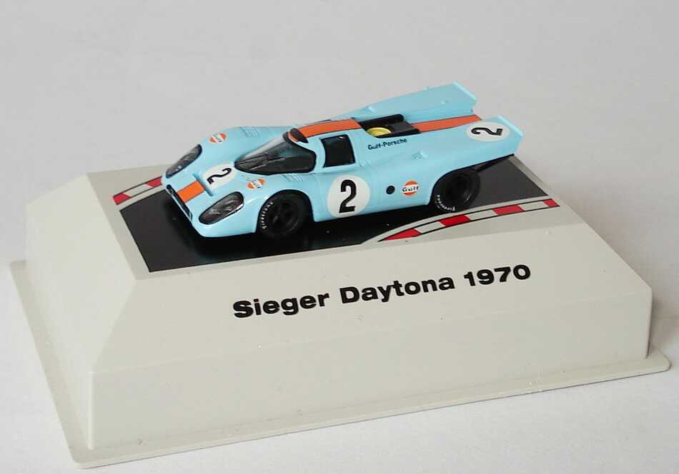 Foto 1:87 Porsche 917 K Daytona 1970 Gulf-Porsche Nr.2, Kinnunen / Rodriguez (Siegerfahrzeug) Brekina 16007