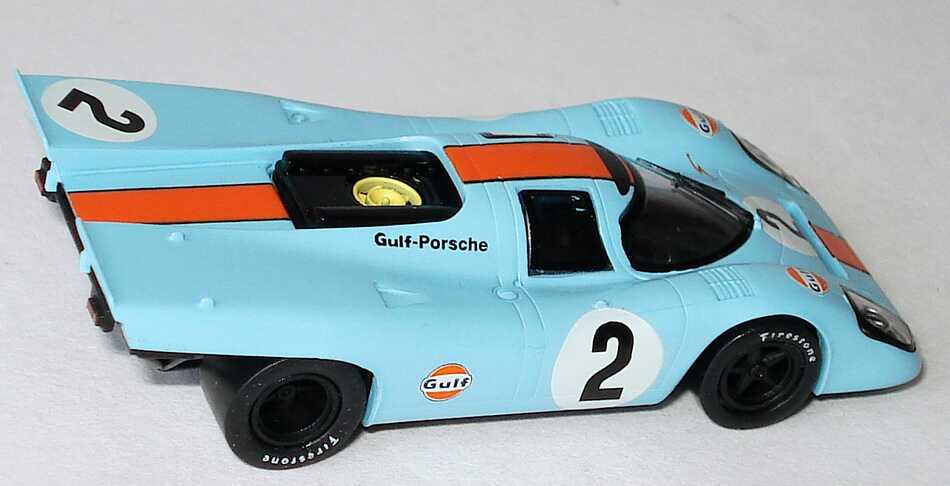 Foto 1:87 Porsche 917 K Daytona 1970 Gulf-Porsche Nr.2, Kinnunen / Rodriguez (Siegerfahrzeug) Brekina 16007