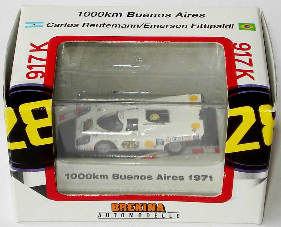 Foto 1:87 Porsche 917 K 1000 km Buenos Aires 1971 Cinzano Nr.28, Reutemann / Fittipaldi Brekina 16009