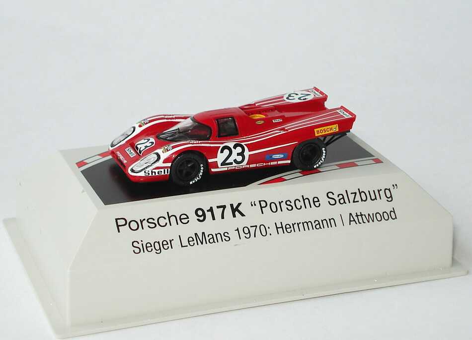 Foto 1:87 Porsche 917 K 24h von Le Mans 1970 Porsche Salzburg Nr.23, Herrmann / Attwood (Sieger) Brekina 16001