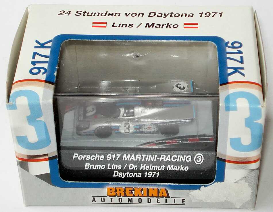 Foto 1:87 Porsche 917 K Daytona 1971 Martini-Racing Nr.3, Lins / Marko Brekina 16004