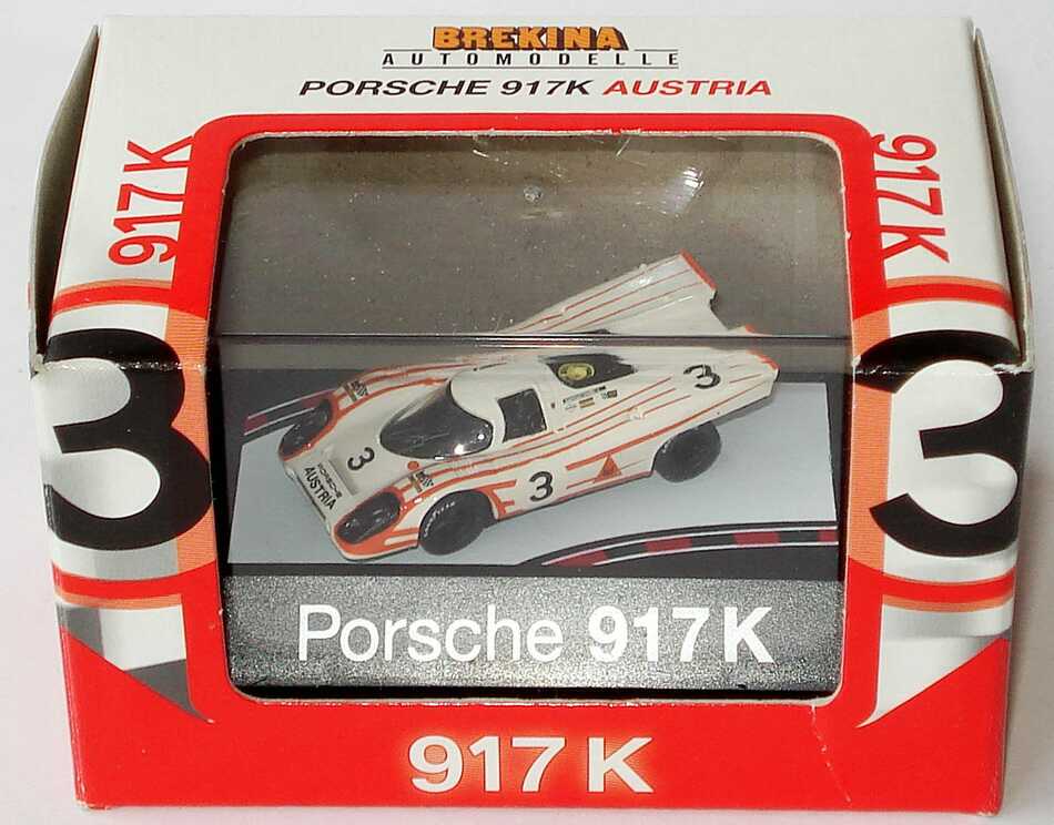 Foto 1:87 Porsche 917 K Porsche Austria Nr.3 Brekina 16011