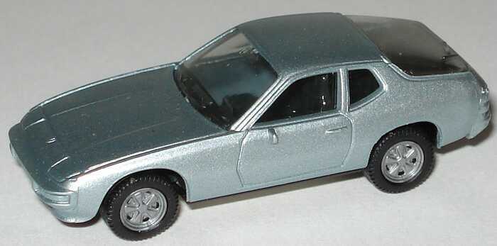 Foto 1:87 Porsche 924 blausilber-met. (neue Räder) herpa 3002