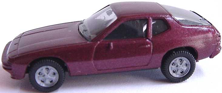 Foto 1:87 Porsche 924 dunkelrot-met. herpa 3002