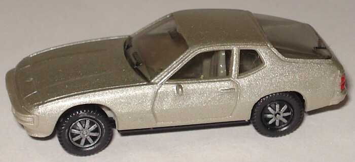 Foto 1:87 Porsche 924 silbergrau-met. (alte Räder) herpa 3002