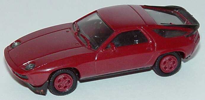 Foto 1:87 Porsche 928S weinrot Telefonfelgen in Wagenfarbe - herpa 2025