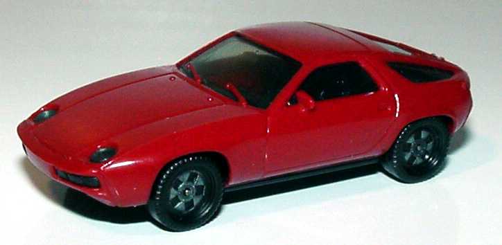 Foto 1:87 Porsche 928 dunkelrot (alte Räder, IA schwarz) herpa 2013