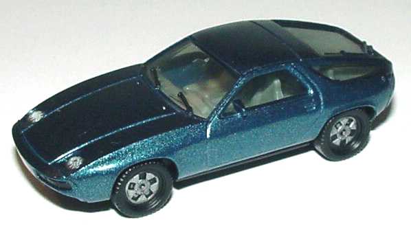 Foto 1:87 Porsche 928 petrolblau-met. herpa 3013