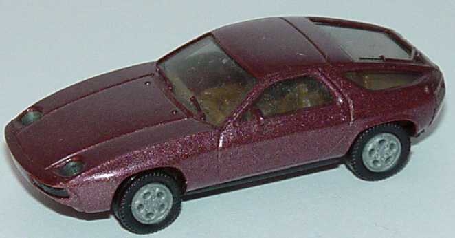 Foto 1:87 Porsche 928 weinrot-met. herpa 3013