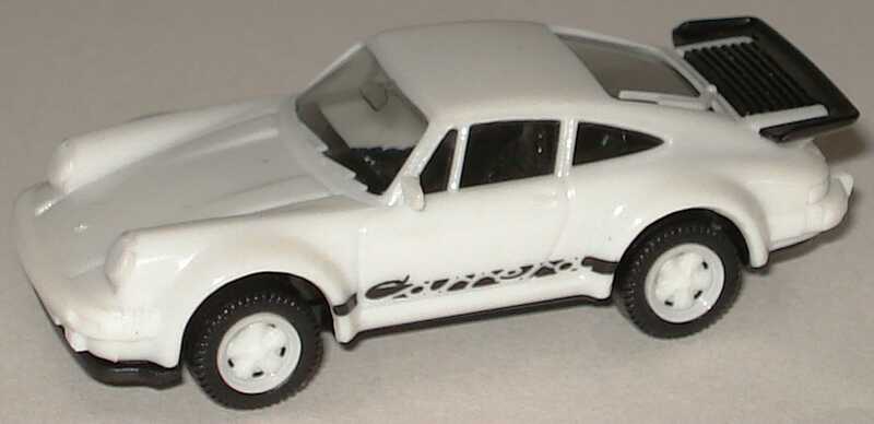 Foto 1:87 Porsche 930 turbo Carrera weiß/schwarz herpa 3050