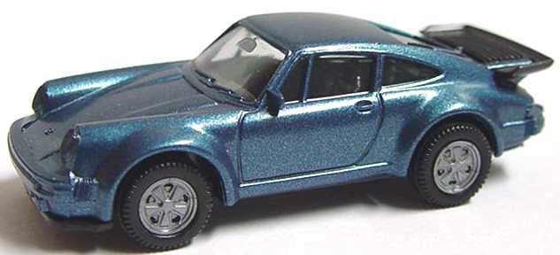 Foto 1:87 Porsche 930 turbo blau-met. herpa 3014