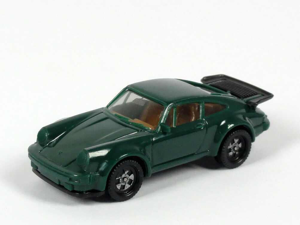Foto 1:87 Porsche 930 turbo kieferngrün (alte Räder, IA beige) herpa 2014/1C