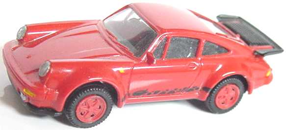 Foto 1:87 Porsche 930 turbo rot Carrera (gesupert) herpa 3050