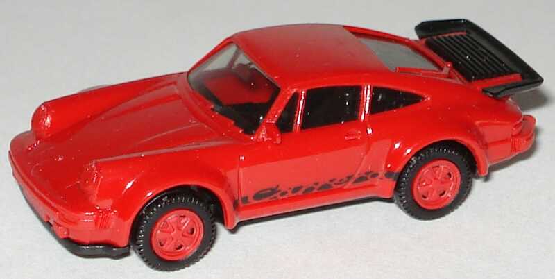 Foto 1:87 Porsche 930 turbo rot Carrera herpa 3050