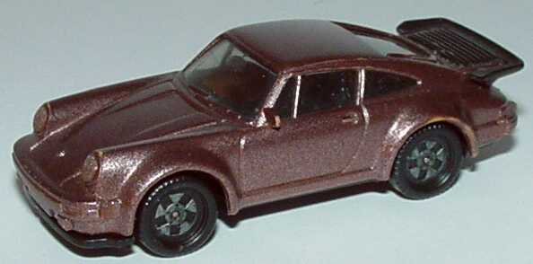 Foto 1:87 Porsche 930 turbo weinrot-met. (alte Räder) herpa 3014