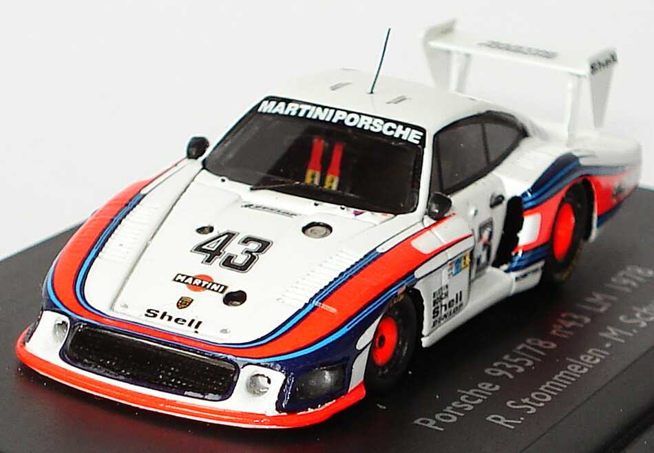 Foto 1:87 Porsche 935/78 Le Mans 1978 Martini Nr.43 Stommelen / Schurti (8. Platz) Spark 87S010
