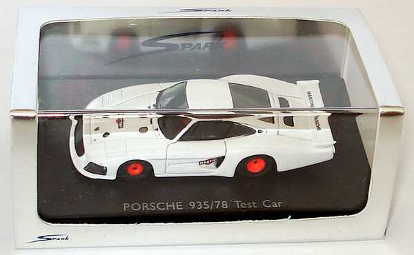 Foto 1:87 Porsche 935/78 Martini Porsche weiß Test Car Spark 87S014
