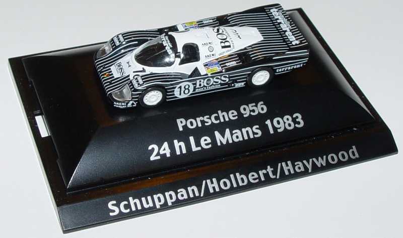 Foto 1:87 Porsche 956 Boss, Terrarent Nr.18, Schuppan/Holbert/Haywood (24 h Le Mans 1983) Trumpeter
