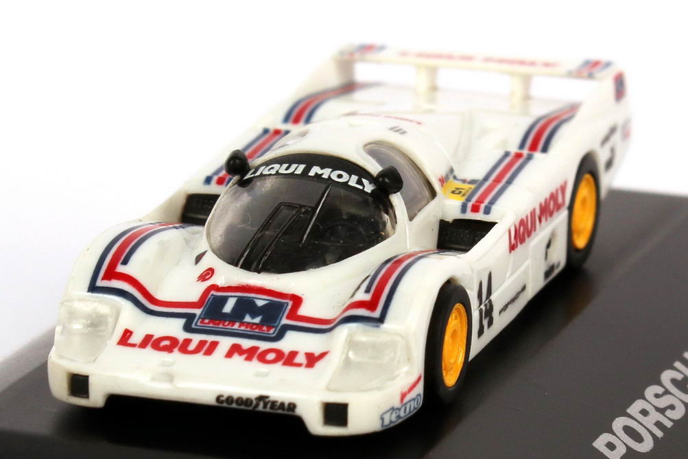 Foto 1:87 Porsche 956 L 24h von LeMans 1986 Liqui Moly Nr.14, Baldi / Cobb / Dyson (9. Platz) Trumpeter 16105