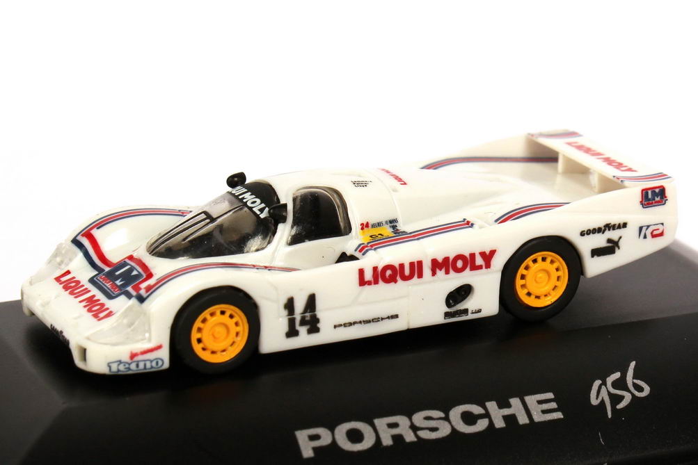 Foto 1:87 Porsche 956 L 24h von LeMans 1986 Liqui Moly Nr.14, Baldi / Cobb / Dyson (9. Platz) Trumpeter 16105