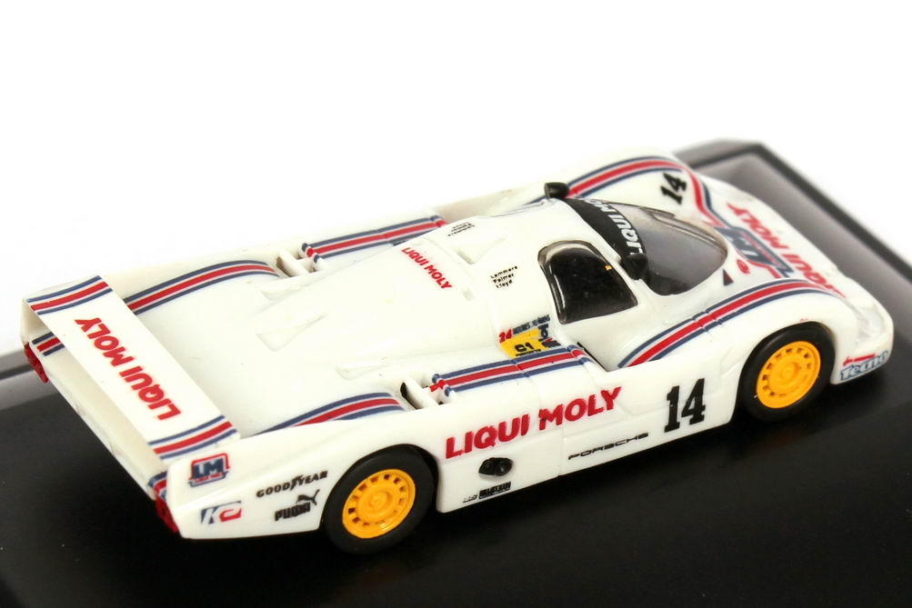 Foto 1:87 Porsche 956 L 24h von LeMans 1986 Liqui Moly Nr.14, Baldi / Cobb / Dyson (9. Platz) Trumpeter 16105
