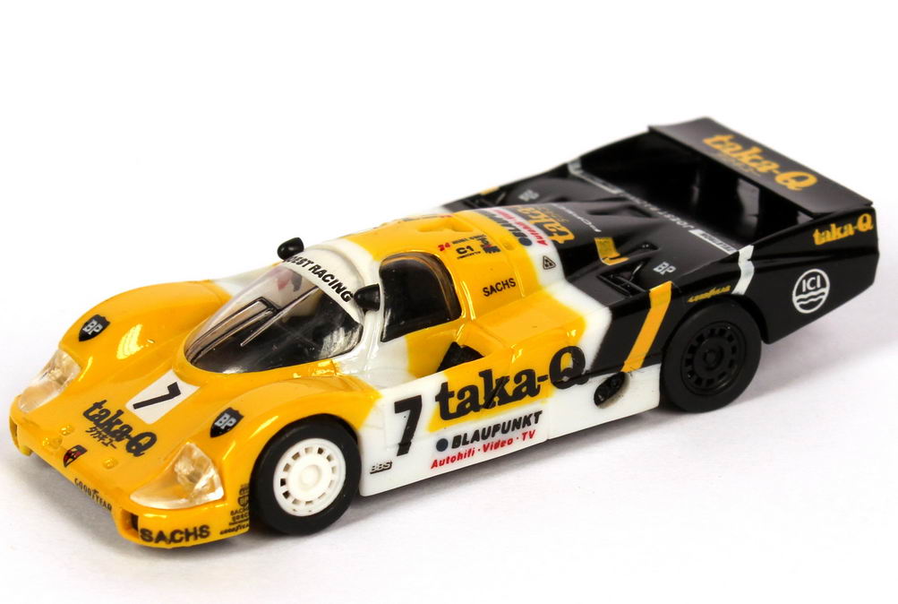 Foto 1:87 Porsche 956 L 24h von LeMans 1986 taka-Q, Joest Racing Nr.7, Ludwig / Barilla / Winter Trumpeter 16108