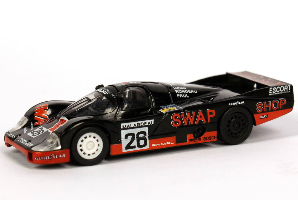 Foto 1:87 Porsche 956 L 24h von LeMans 1984 Swap Shop Nr.26, Rondeau / Henn / Paul Jr. (2. Platz) Trumpeter 16111