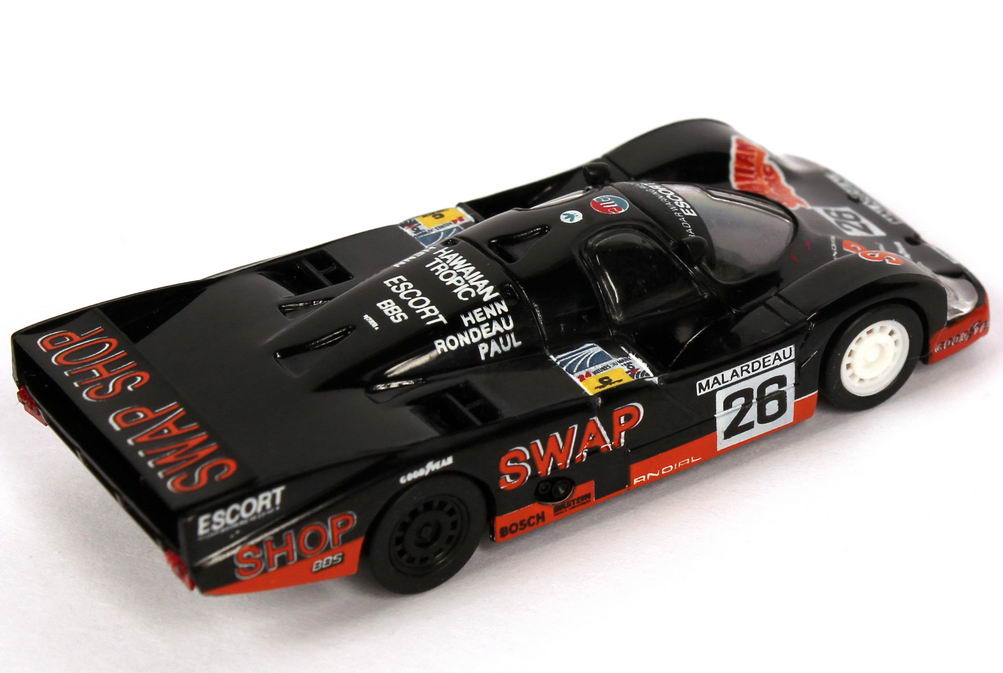 Foto 1:87 Porsche 956 L 24h von LeMans 1984 Swap Shop Nr.26, Rondeau / Henn / Paul Jr. (2. Platz) Trumpeter 16111